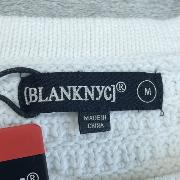 BLANKNYC Women's M Vest Cream e0826 - Picture 3 of 8